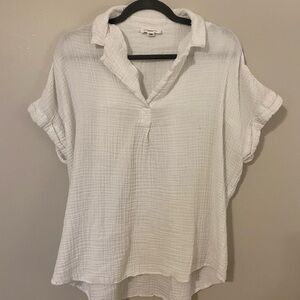 100% cotton BeachLunchLounge White Women's Top